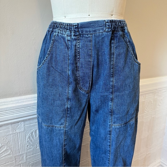 Rachel Comey Patchwork Jean w/ Elastic Waist, Light Weight Denim Size S - Picture 3 of 7